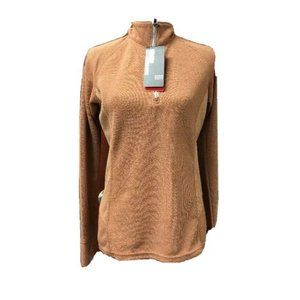 Narragansett Traders Khaki Brown Shirt Sweater Women's Medium New